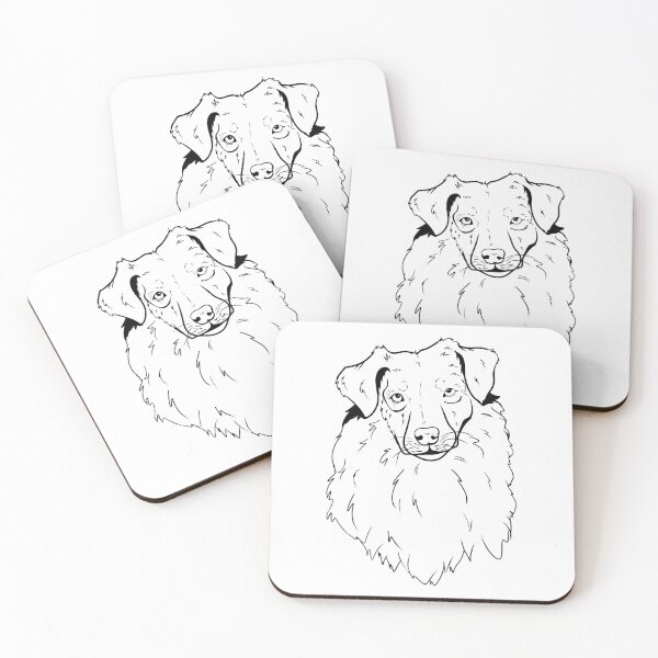 Item preview, Australian Shepherd Outline designed and sold by mwinter2205.
