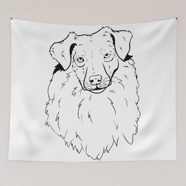 Item preview, Australian Shepherd Outline designed and sold by mwinter2205.