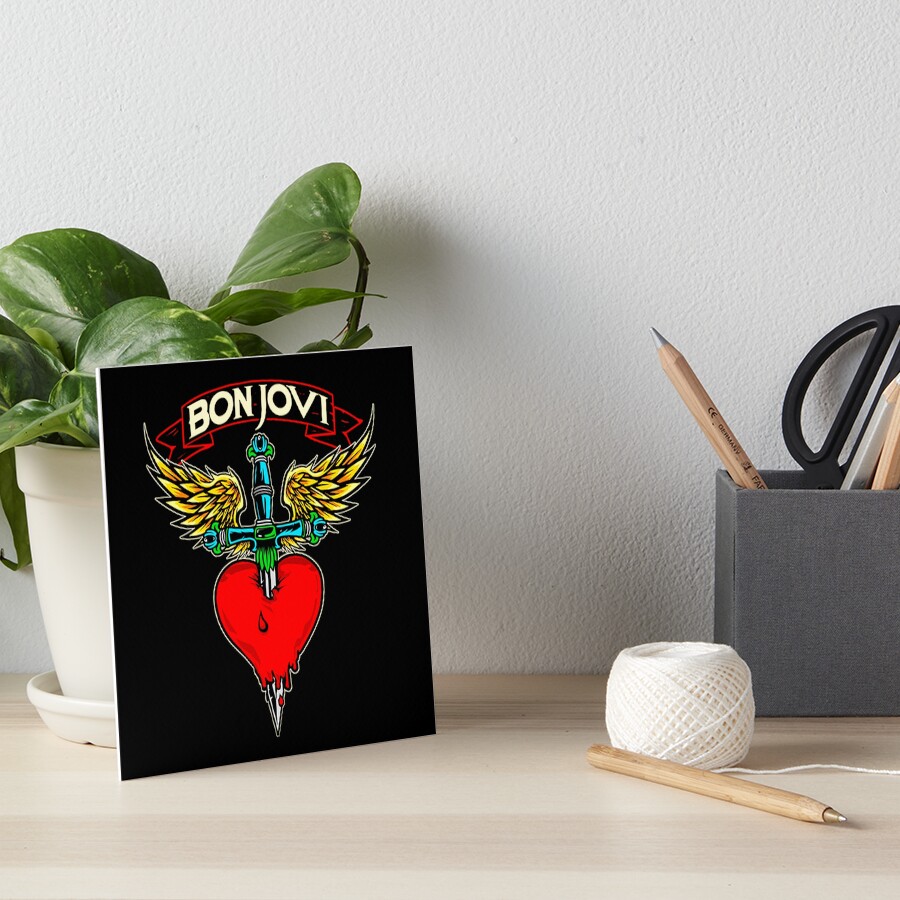 "Bon Jovi rock band On Tour 2022" Art Board Print by saesevi Redbubble