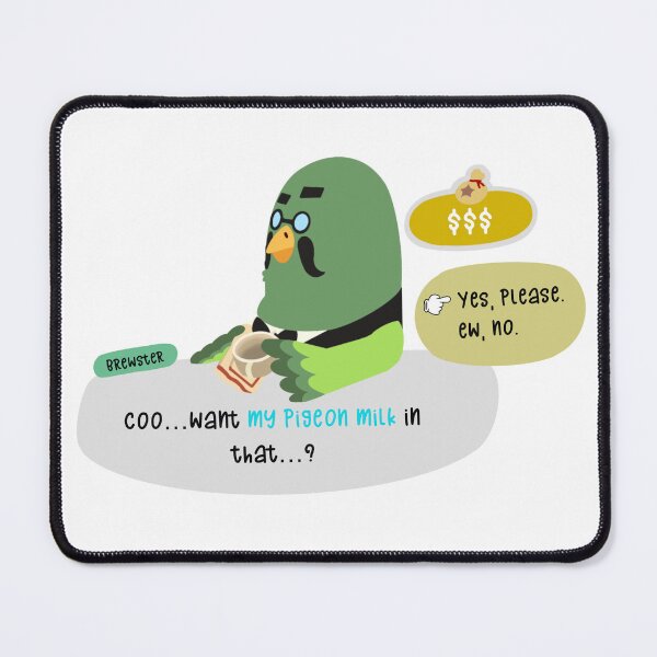 Item preview, ACNH Brewster Pigeon Milk designed and sold by StickerSmiths.