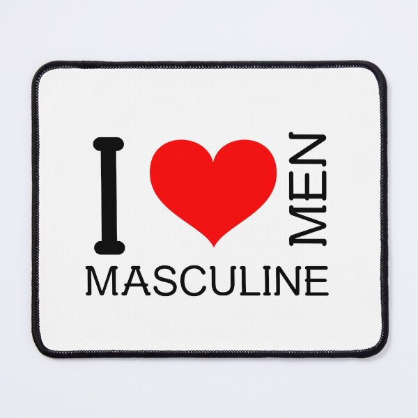 Item preview, I Love Masculine Men Essential T-Shirt designed and sold by bestfunonline.