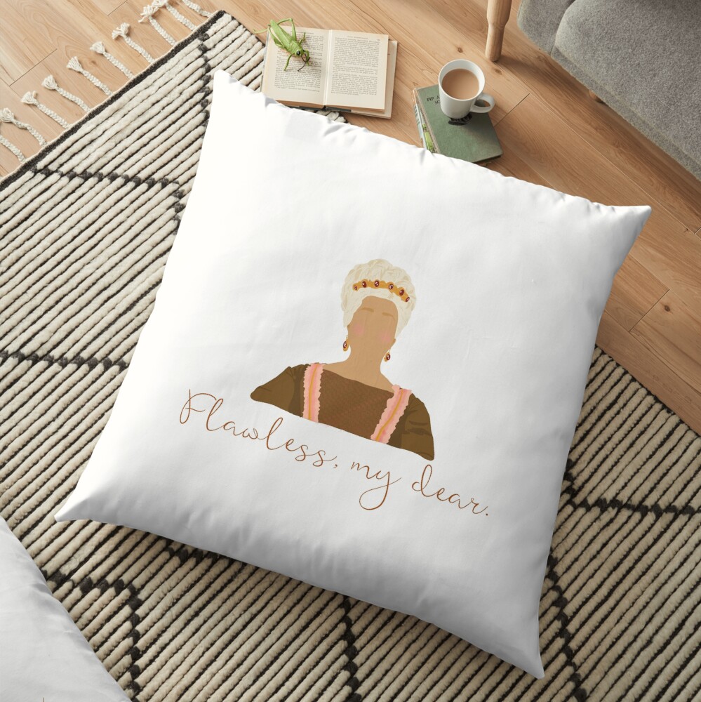 Flawless, My Dear 2 - Bridgerton Floor Pillow