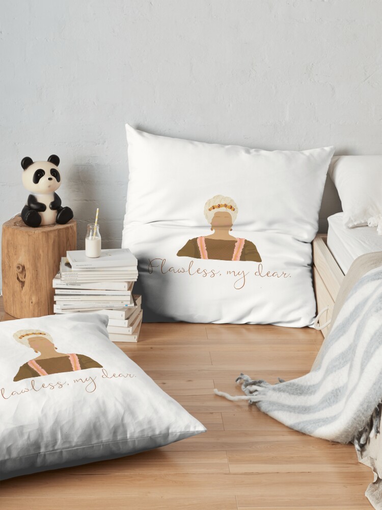 Alternate view of Flawless, My Dear 2 - Bridgerton Floor Pillow