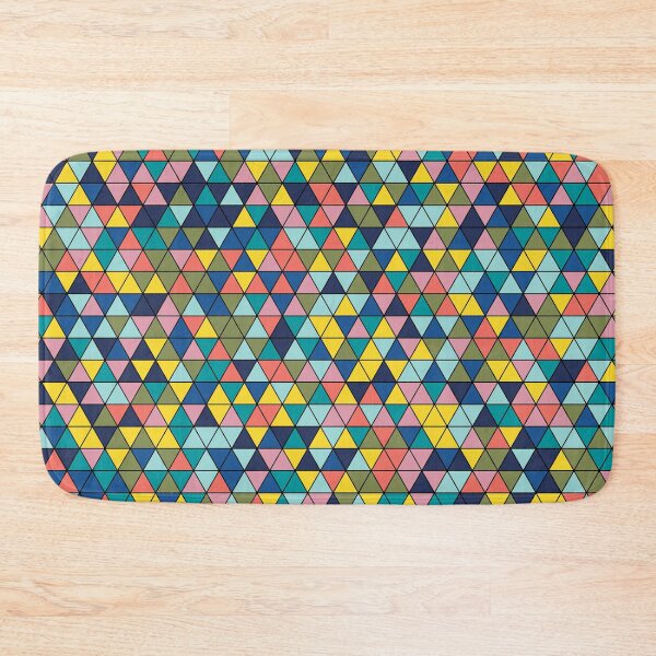 Item preview, Colourful triangles 9 - geometrical pattern designed and sold by Julia Rudens.
