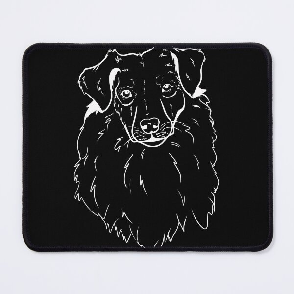 Item preview, White Australian Shepherd Outline designed and sold by mwinter2205.