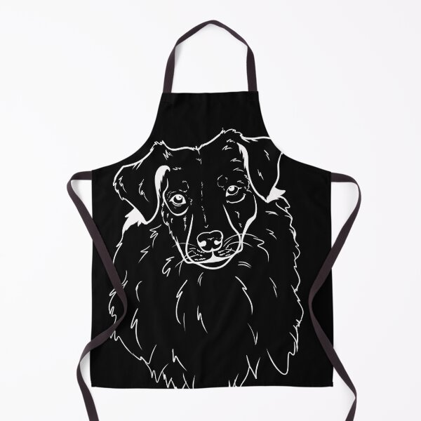 Item preview, White Australian Shepherd Outline designed and sold by mwinter2205.