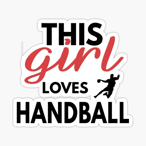 Item preview, This Girl Loves Handball, Handball Quote, Funny Handball designed and sold by Aerial Addicts.