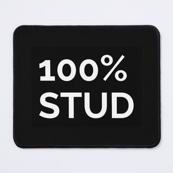 Item preview, 100% Stud Essential T-Shirt designed and sold by bestfunonline.