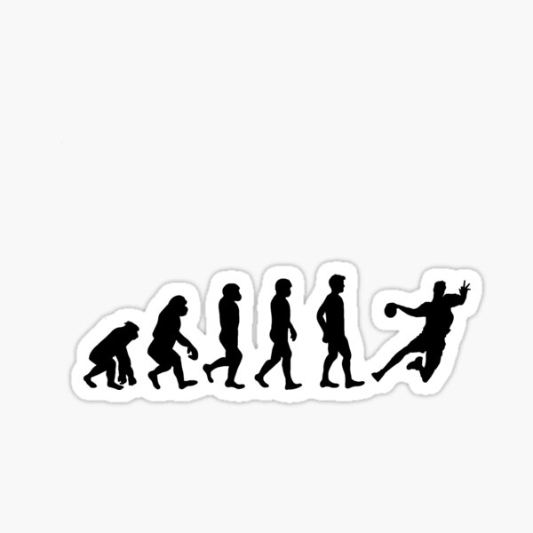 Item preview, HandballPlayer Evolution, Handball Quote, Funny Handball designed and sold by Aerial Addicts.