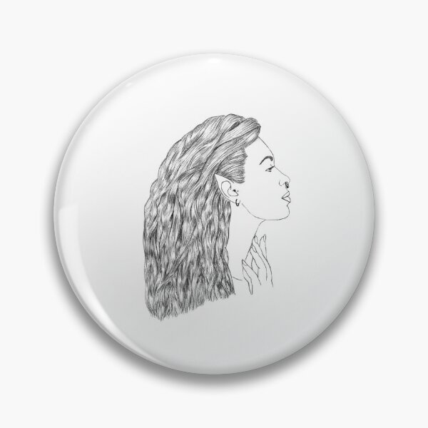 Item preview, Elf Portrait Pencil Sketch designed and sold by PathfinderCP.