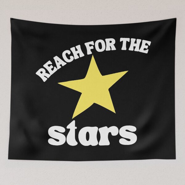 Item preview, Reach For The Stars. Retro Vintage Inspirational and Motivational Quote. designed and sold by That Cheeky Tee.