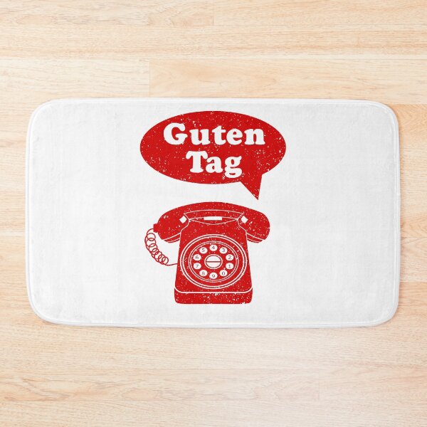 Item preview, Guten Tag German Language Telephone greeting designed and sold by piedaydesigns.