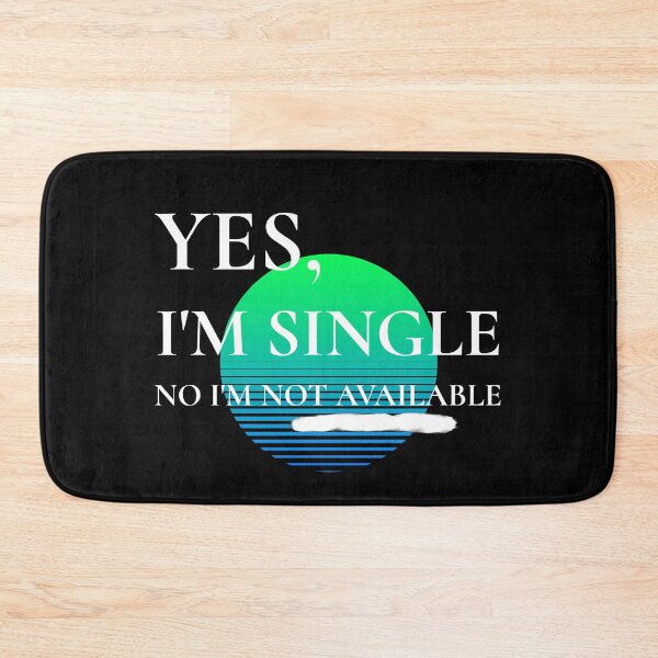 Item preview, Funny Singles Life Sayings Sticker designed and sold by bestfunonline.