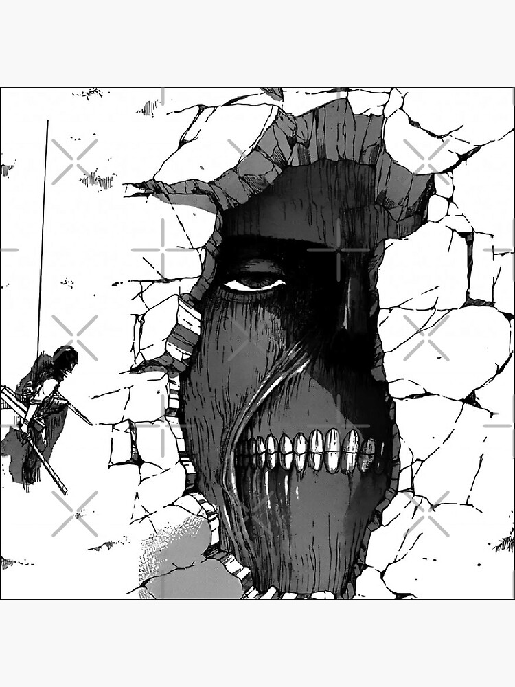 "Attack on Titan Titans Inside The Wall" Sticker by AnimeSupreme