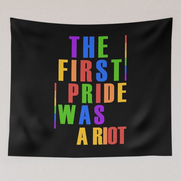 Item preview, Stonewall Riot Gay Pride LGBTQIA First Pride designed and sold by GrynszpanDezign.