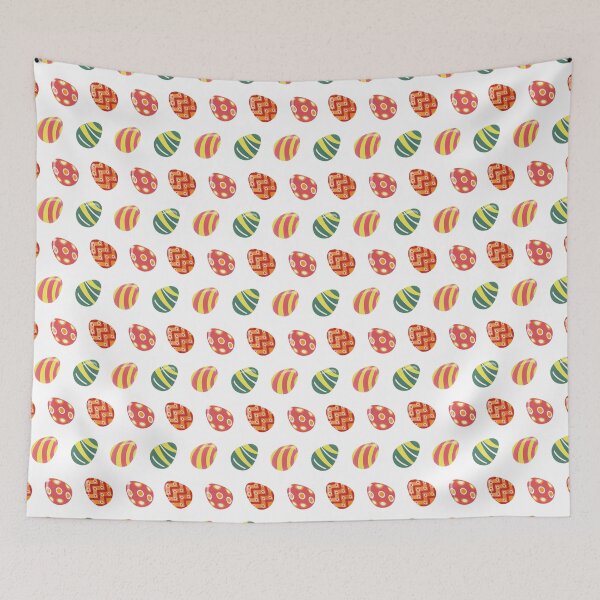 Item preview, Happy Easter Seamless Pattern with Colorful Easter Eggs designed and sold by ivector.