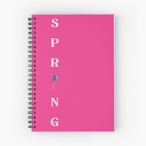 Item preview, SPRING Purple Tulip Vertical White Text designed and sold by MochaMeli.