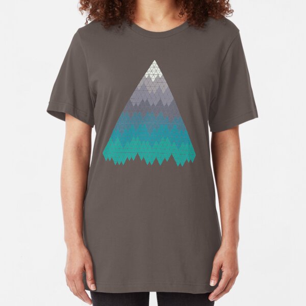 Many Mountains Slim Fit T-Shirt
