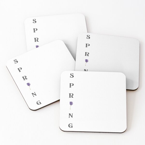 Item preview, SPRING Purple Tulip Vertical Black Text designed and sold by MochaMeli.