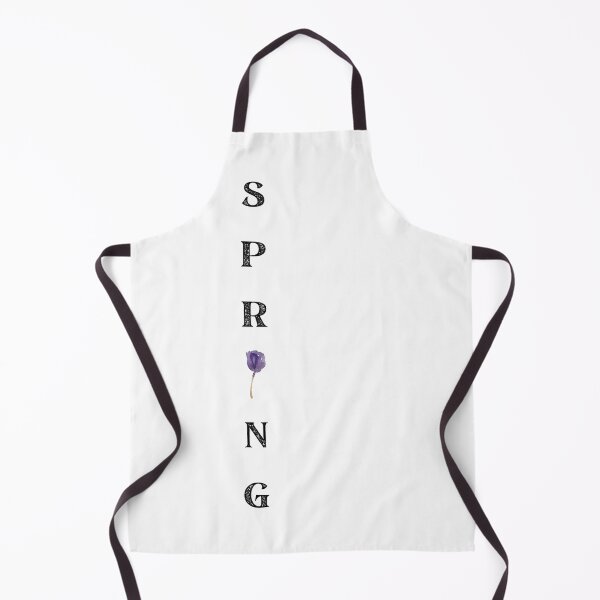 Item preview, SPRING Purple Tulip Vertical Black Text designed and sold by MochaMeli.