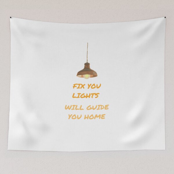 Item preview, Fix You Lights Will Guide You Home designed and sold by MizMed ⭐⭐⭐⭐⭐.