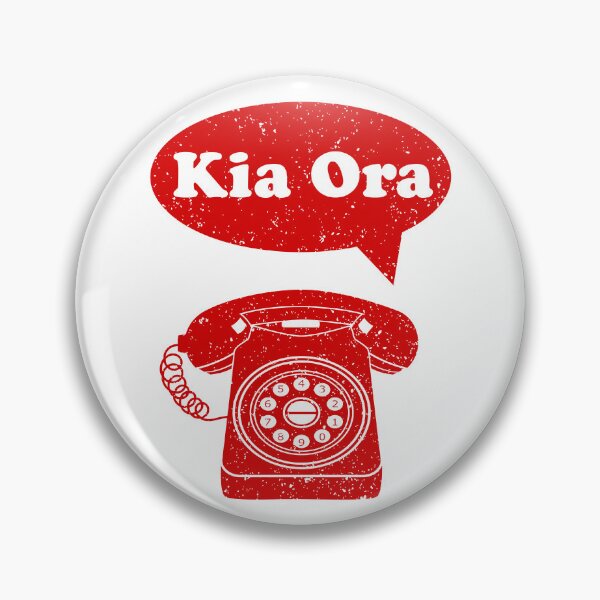 Item preview, Kia Ora Maori Greeting Telephone NZ designed and sold by piedaydesigns.