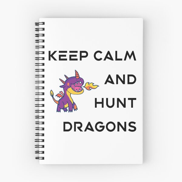 Item preview, keep calm and hunt dragons designed and sold by vogowa.
