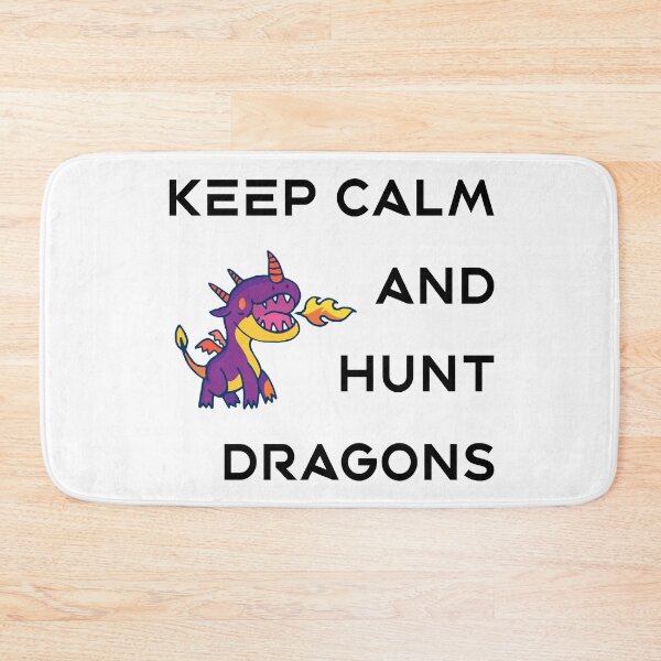 Item preview, keep calm and hunt dragons designed and sold by vogowa.