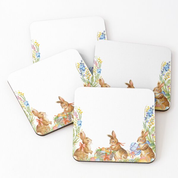 Item preview, Adorable Bunnies With Easter Eggs - Happy Easter  designed and sold by branaghbel.