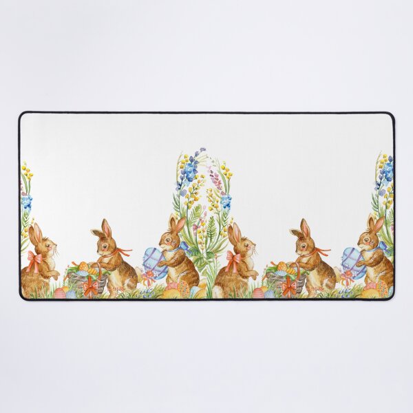 Item preview, Adorable Bunnies With Easter Eggs - Happy Easter designed and sold by Branislava Tir .