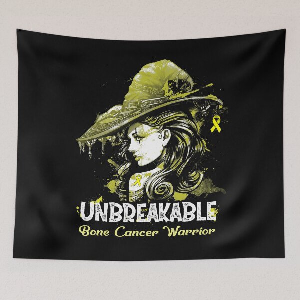 Item preview, Halloween Bone Cancer Warrior Unbreakable designed and sold by tenjun16.