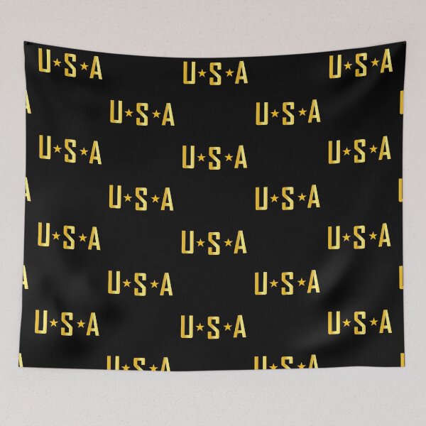 Item preview, Gold USA American Flag designed and sold by beunique5.