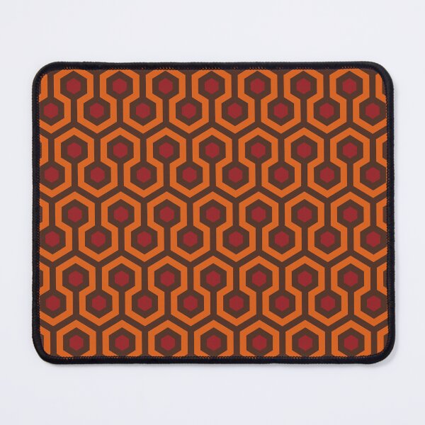 Item preview, Geometric Pattern: Looped Hexagons: Orange/Red/Brown designed and sold by Red Wolf.