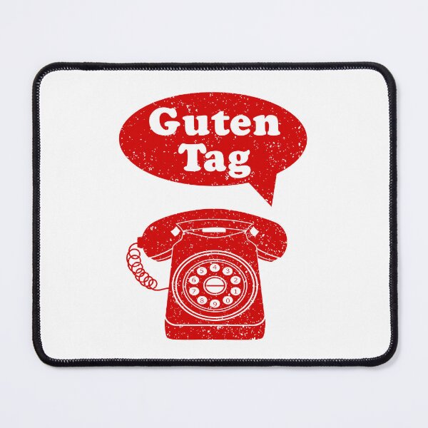 Item preview, Guten Tag German Language Telephone greeting designed and sold by piedaydesigns.