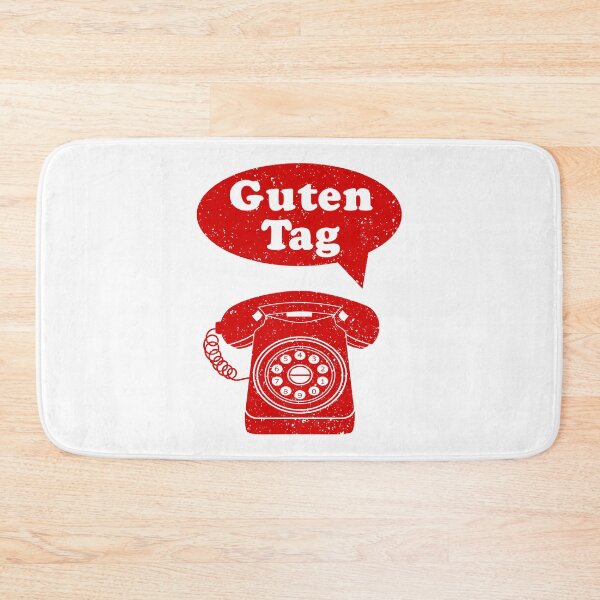Item preview, Guten Tag German Language Telephone greeting designed and sold by piedaydesigns.