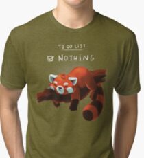 Red panda day Tri-blend T-Shirt