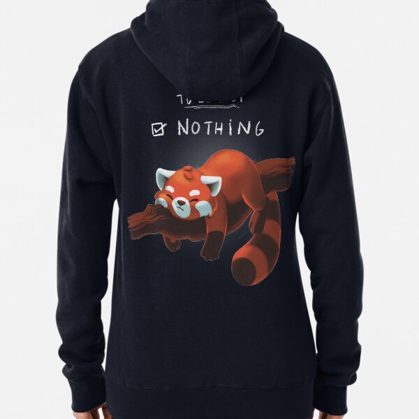 Item preview, Red Panda Day - to Do List Nothing - Cute Fluffy Animal - Procrastinate designed and sold by BlancaVidal.
