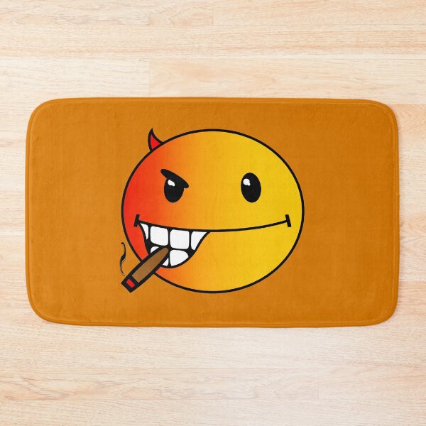 Item preview, Half Good & Half Evil Smiley Face designed and sold by RawSunArt.