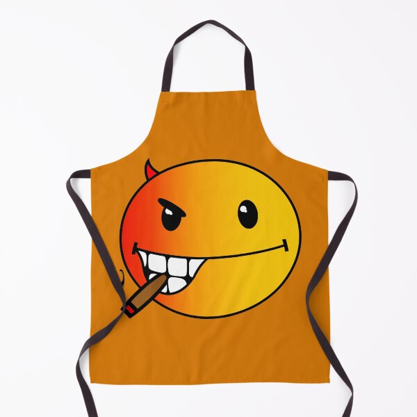 Item preview, Half Good & Half Evil Smiley Face designed and sold by RawSunArt.