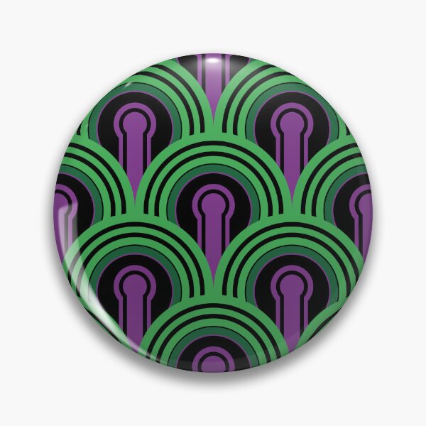 Item preview, Geometric Pattern: Keyhole Arch: Purple/Green designed and sold by Red Wolf.