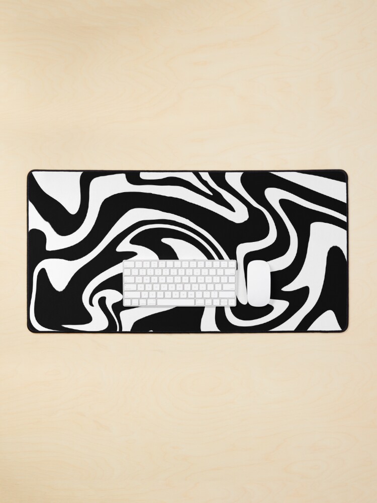 Tapis de souris for Sale avec l'œuvre « Tapis de souris blanc X noir » de  l'artiste TheVirux