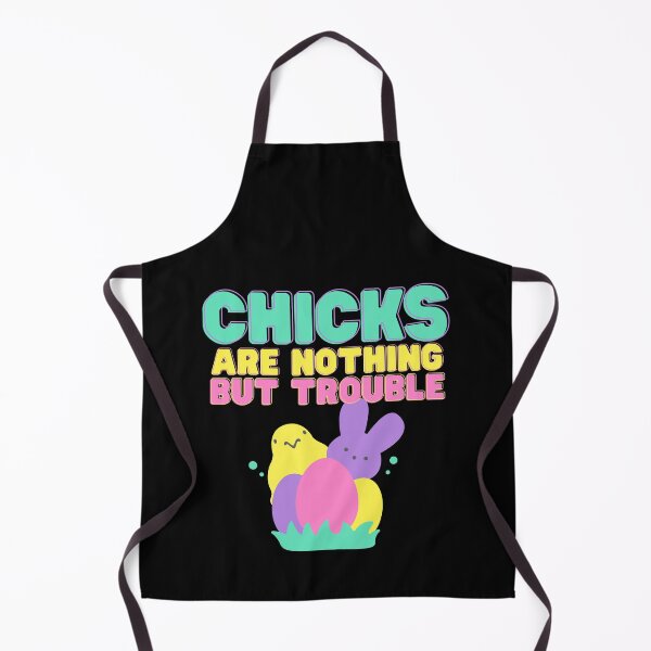 Item preview, Easter Bunny Chicks Are Trouble Basket Gift designed and sold by GrynszpanDezign.
