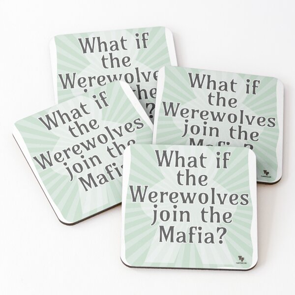 Item preview, Werewolves in the Mafia Gamer Quote designed and sold by mytshirtfort.