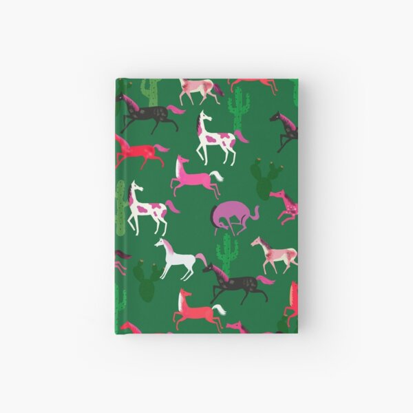 Wild horses pattern Hardcover Journal