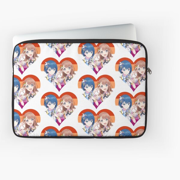 Minori / Haruka Lesbian Heart Laptop Sleeve