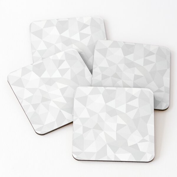 Item preview, Patrón abstracto mínimo geométrico sutil blanco y gris designed and sold by patternsoup.