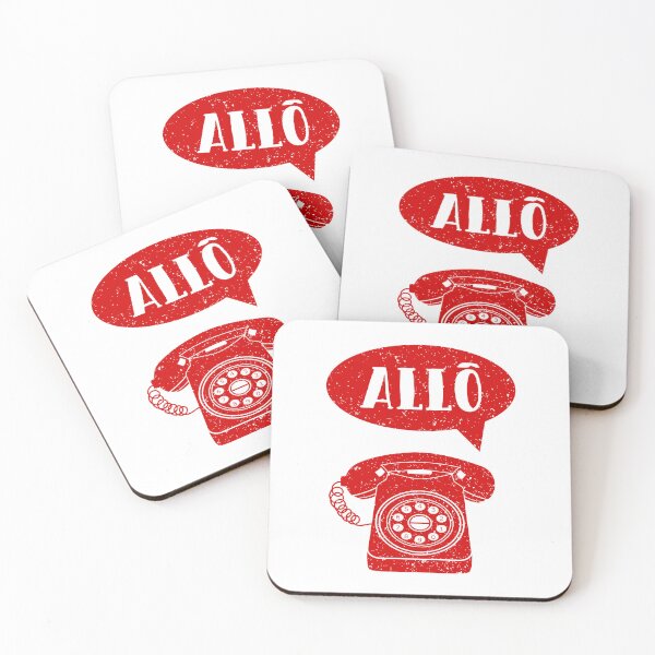 Item preview, Allo French greeting  Retro Telephone designed and sold by piedaydesigns.