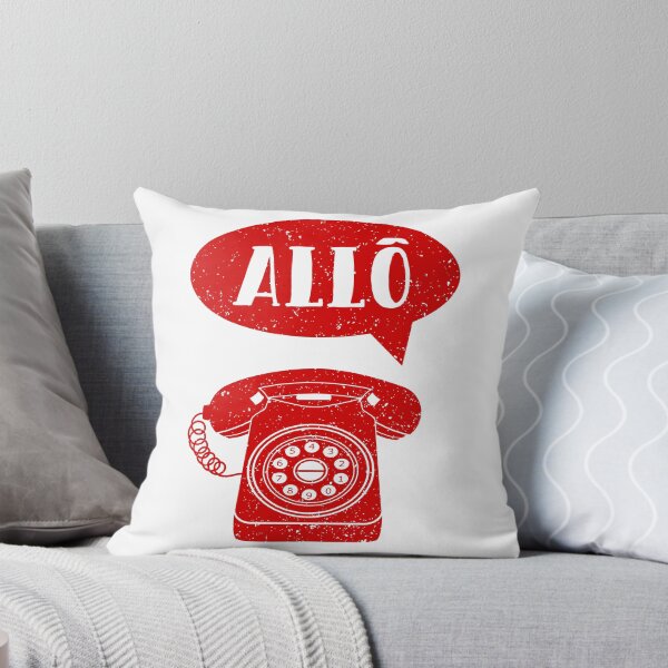 Item preview, Allo French greeting  Retro Telephone designed and sold by piedaydesigns.