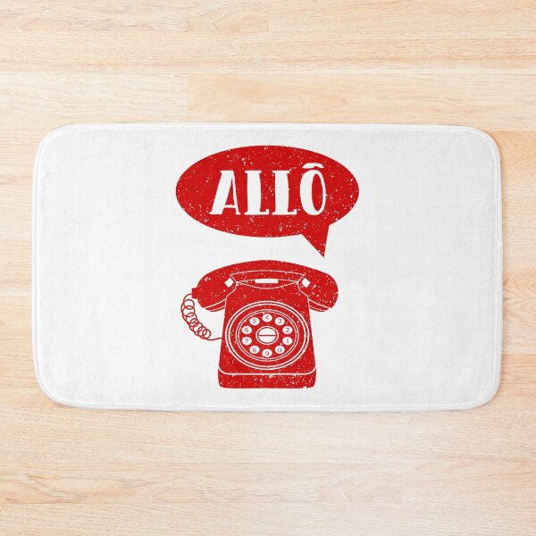 Item preview, Allo French greeting  Retro Telephone designed and sold by piedaydesigns.