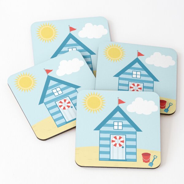 Item preview, Blue Beach Hut designed and sold by StudioShine.